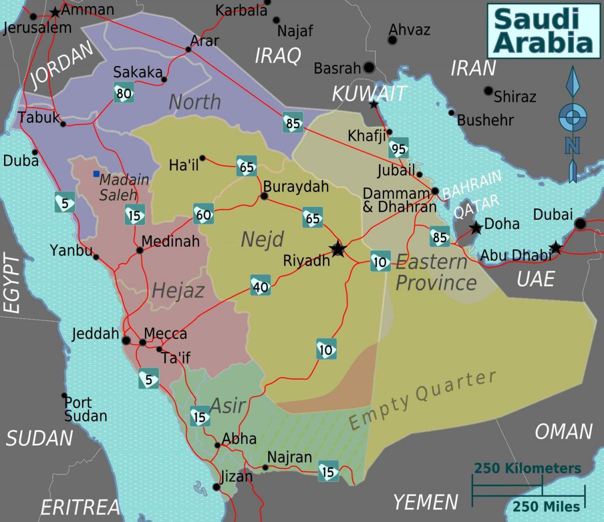 Mapa turaif Saudská Arábia