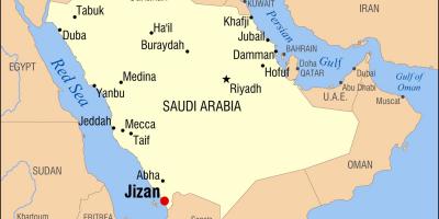 Jizan KSA mapu