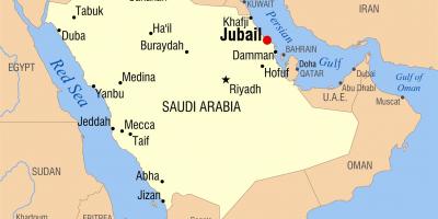 Jubail KSA mapu