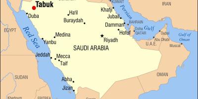 Tabuk KSA mapu