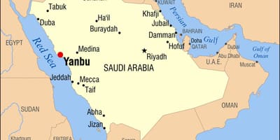 Yanbu KSA mapu
